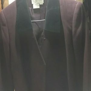 Burgundy Wool Jacket